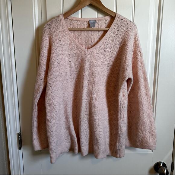 Chicos women’s sweater size‎ 1 pink - Picture 2 of 7